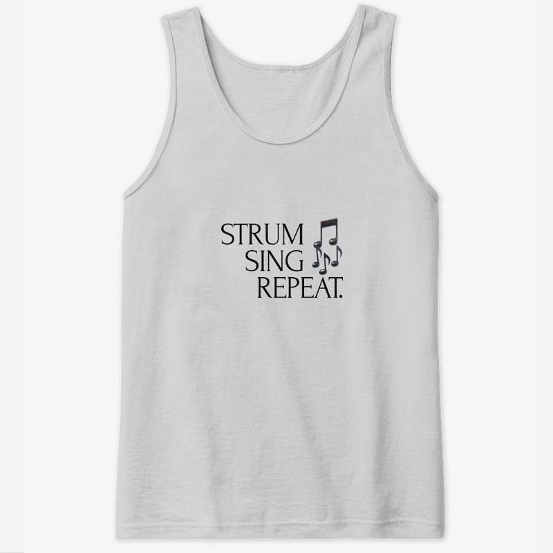 Strum Sing Repeat Musician Clothing